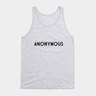 anonymous Tank Top